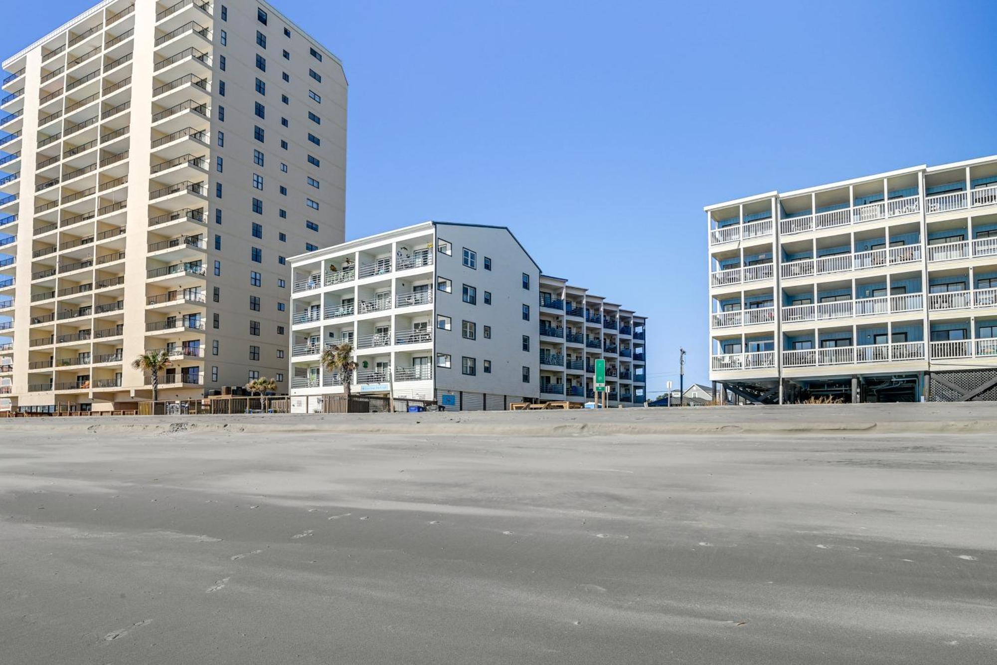Cozy Beachfront Condo With Wifi, Views And Pool Access Myrtle Beach Exterior foto